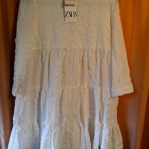 Zara texured weave dress